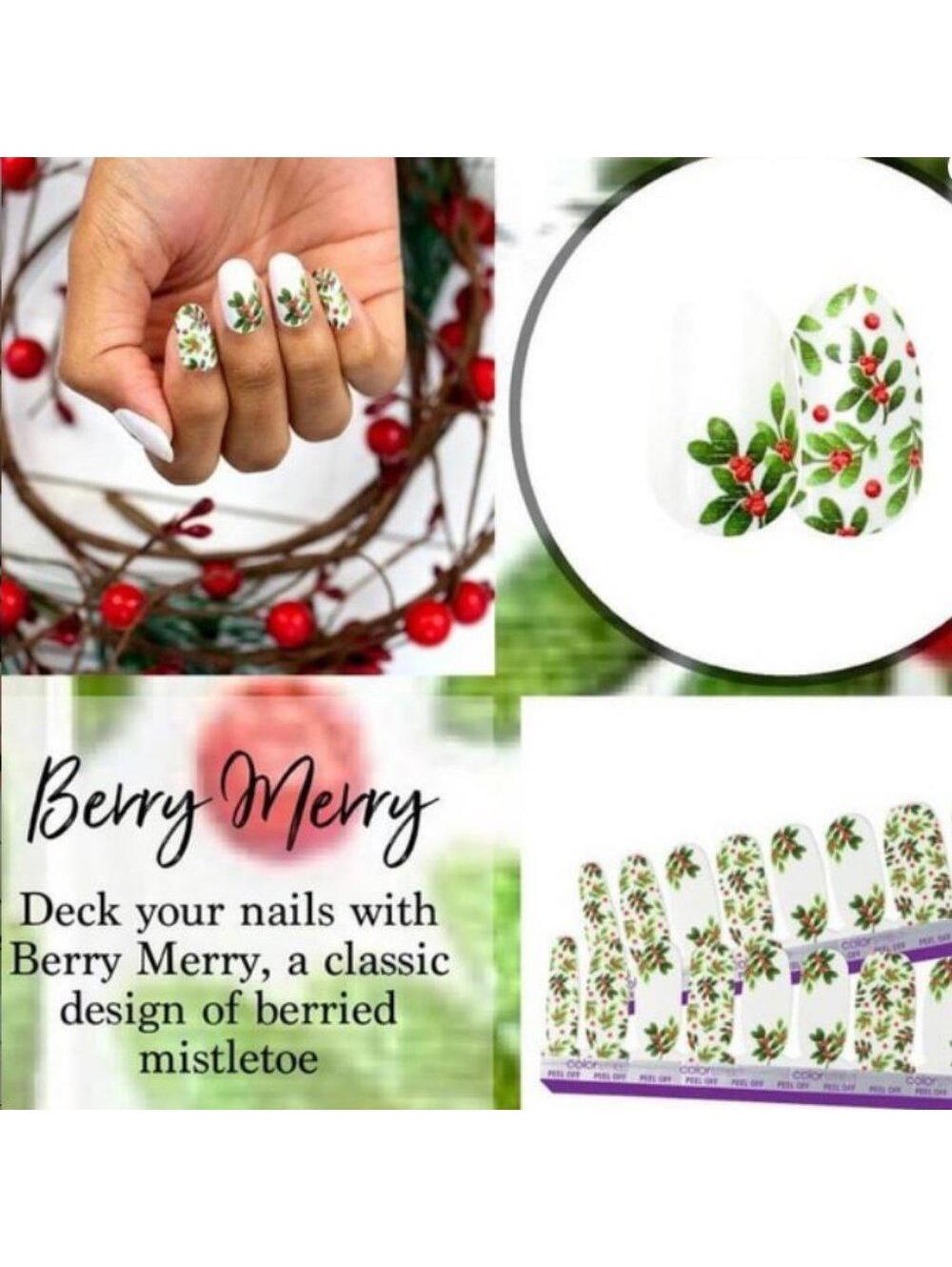 Berry Merry (retired) – New/Sealed Color Street Nail Polish Strips